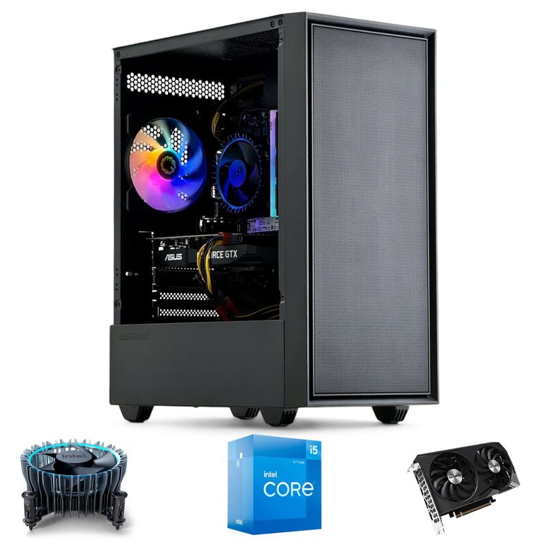 PC GAMER INTEL CORE i5 12400 16gb 500Gb GTX 1650 WiFi-0