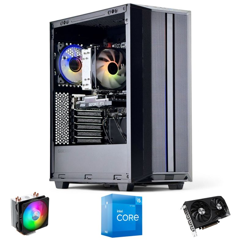 PC GAMER INTEL CORE i5 12400 32gb DDR5 1Tb RTX 3050 WiFi-0