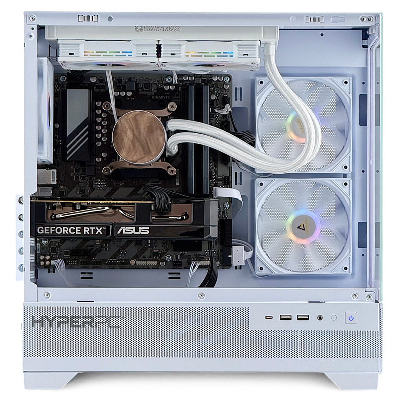 PC GAMER Blanco AMD RYZEN 5 8600G 32Gb DDR5 2Tb RTX 5060 Ti Hyper