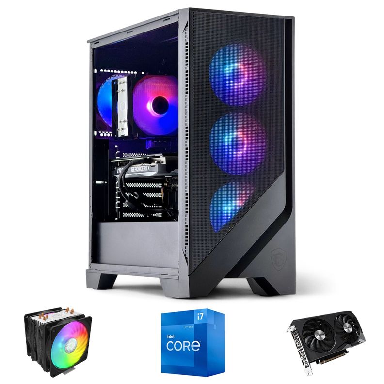 PC GAMER: INTEL CORE i7 12700 32gb DDR5 1Tb RTX 3060 WiFi Air-0