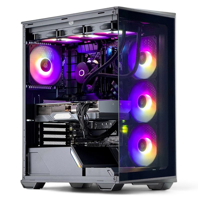 PC GAMER AMD Ryzen 9 9900X3D 128Gb 2Tb RX9060 XT 16Gb Negro