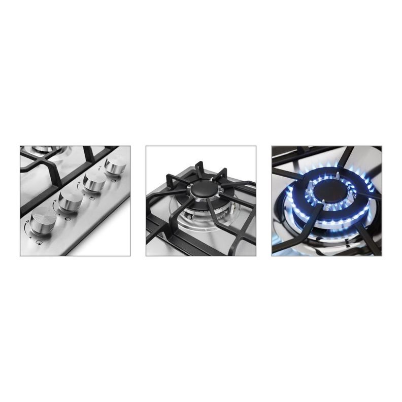 Encimera a gas 4 quemadores HBS4525-1