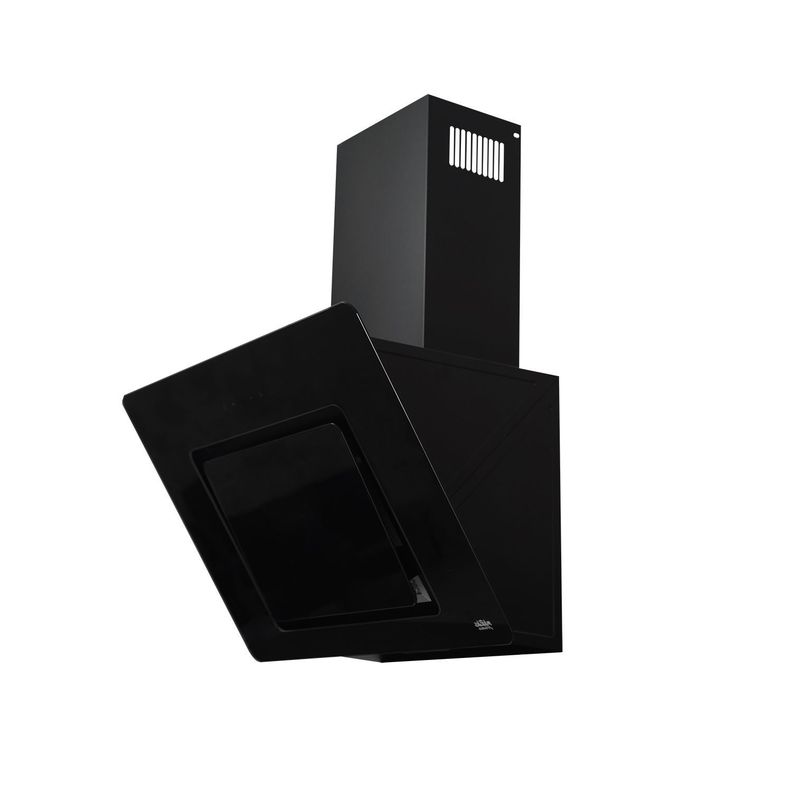 Campana Vidrio Negro Control Touch 60 cm-1