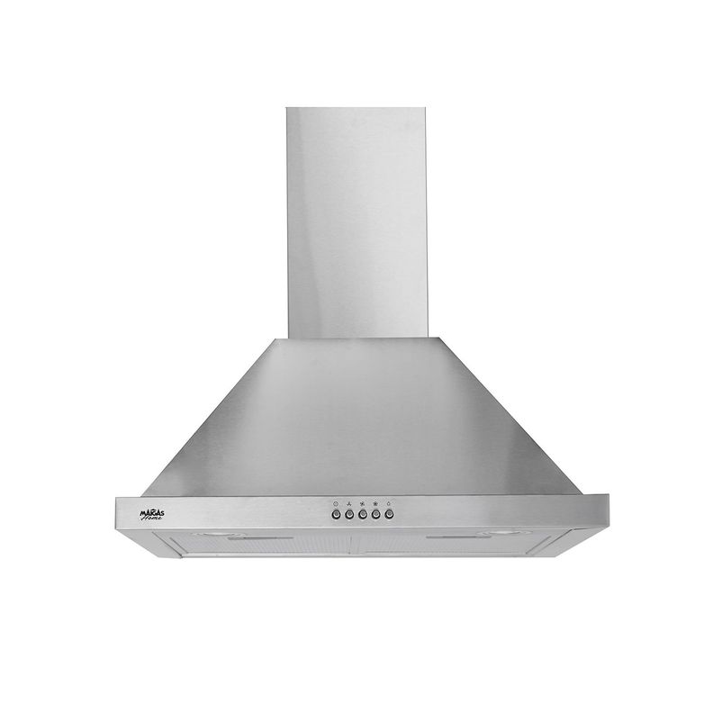 Campana Piramidal Acero Inox 60 cm 3 Velocidades-0