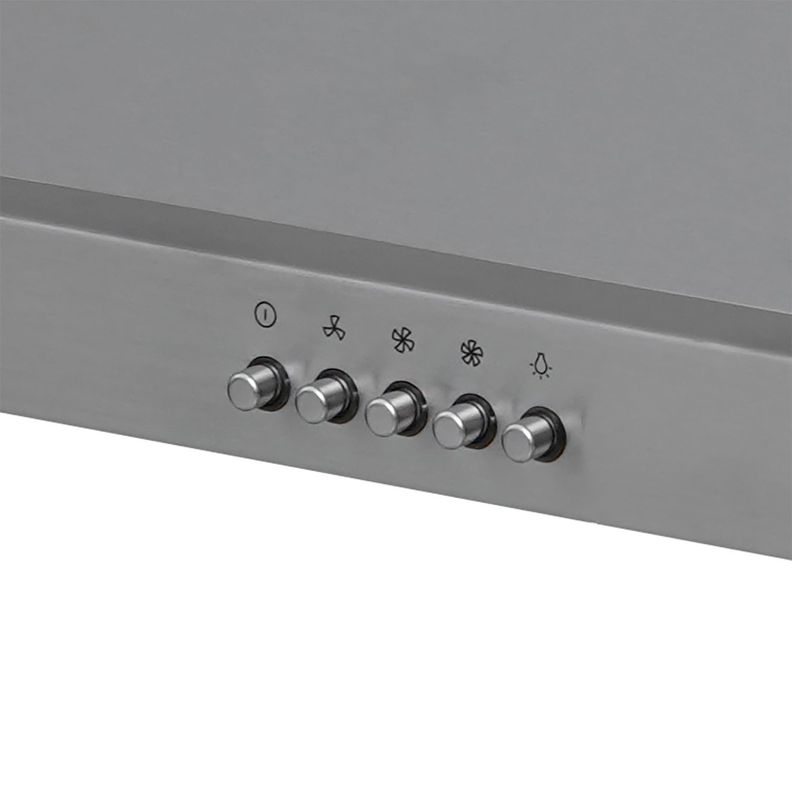 Campana Piramidal Acero Inox 60 cm 3 Velocidades-4