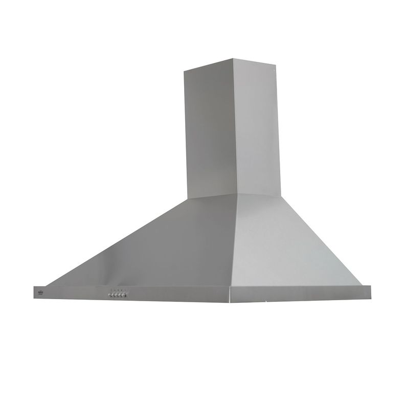 Campana Piramidal Acero Inox 90 cm, 3 Velocidades-1