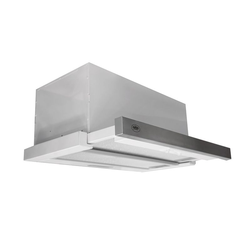 Campana Retractil Gris 60 cm, 3 velocidades-0