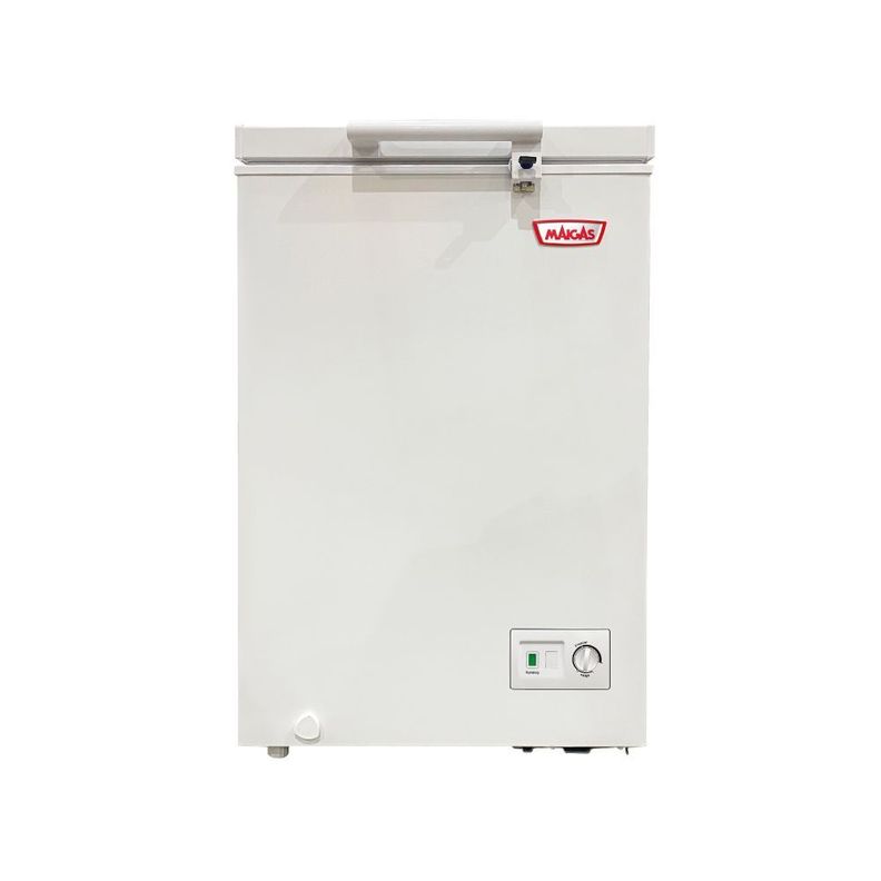 Maigas Freezer horizontal tapa dura Dual 100 litros blanco BD100B
