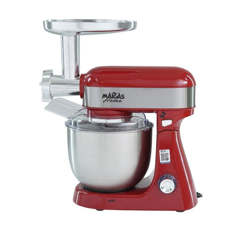 BATIDORA 5 LTS. + MOLINO DE CARNE (ROJO) SC265R-2