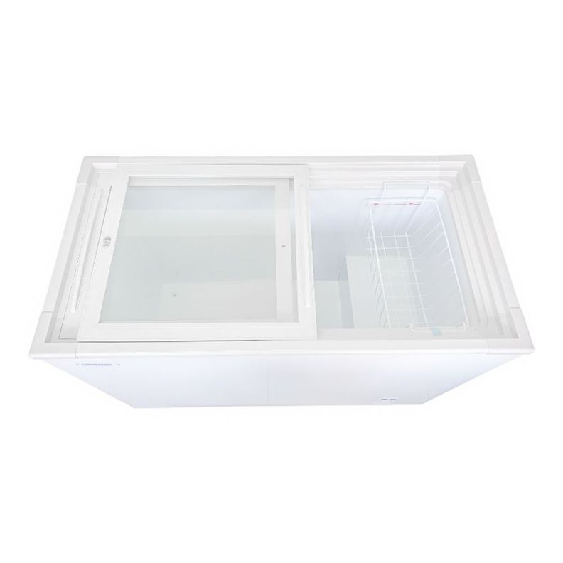 Congeladora TAPA VIDRIO 250 Lts con llave BOZZO-1