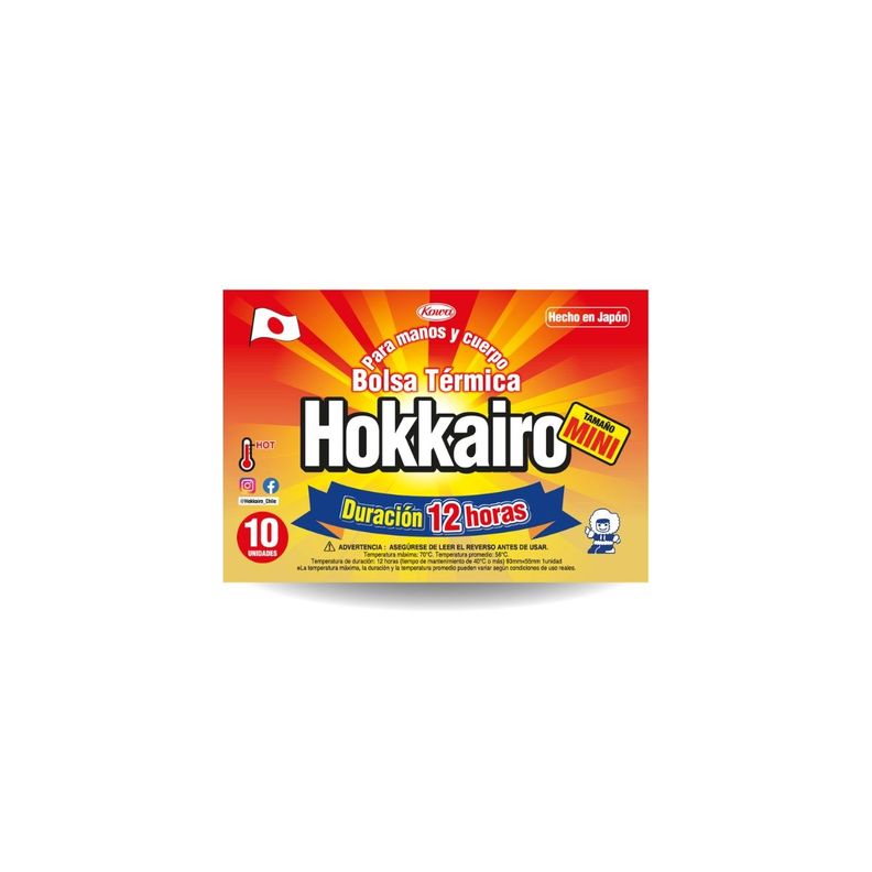 Hokkairo Mini Bolsa Termica Para Guantes 10 Unidades Blanco