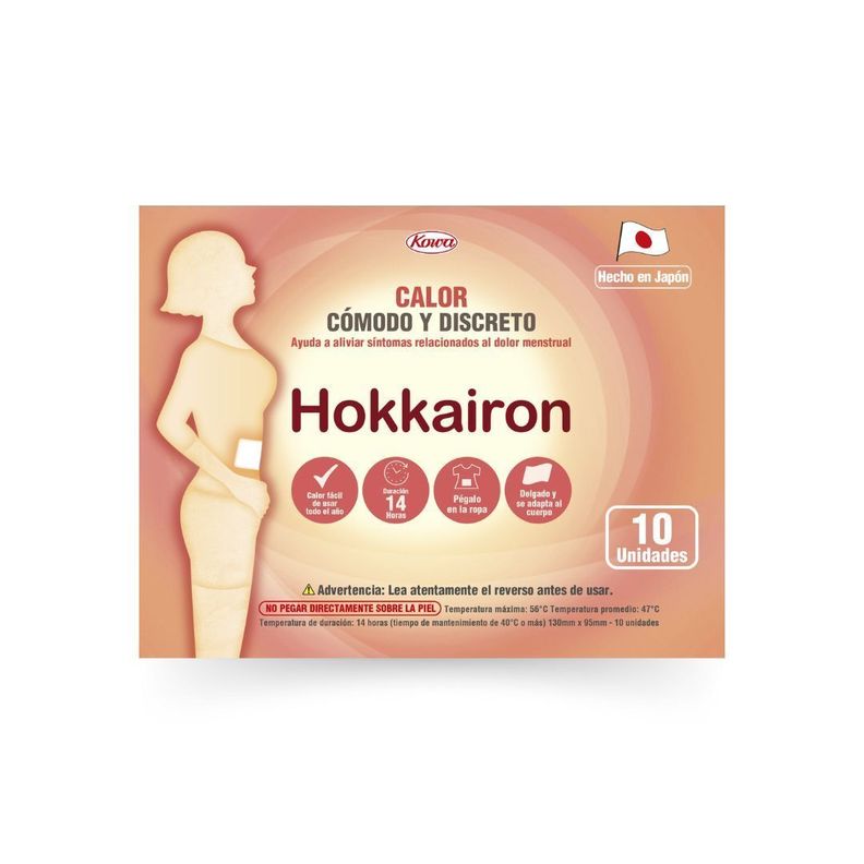 Hokkairon Parche Termico Alivia Dolor Menstrual 10 Uni