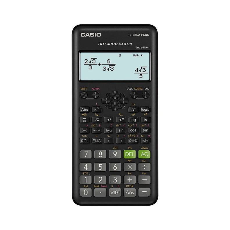 Calculadora Cientifica Casio FX-82LAPLUS2-BK-0