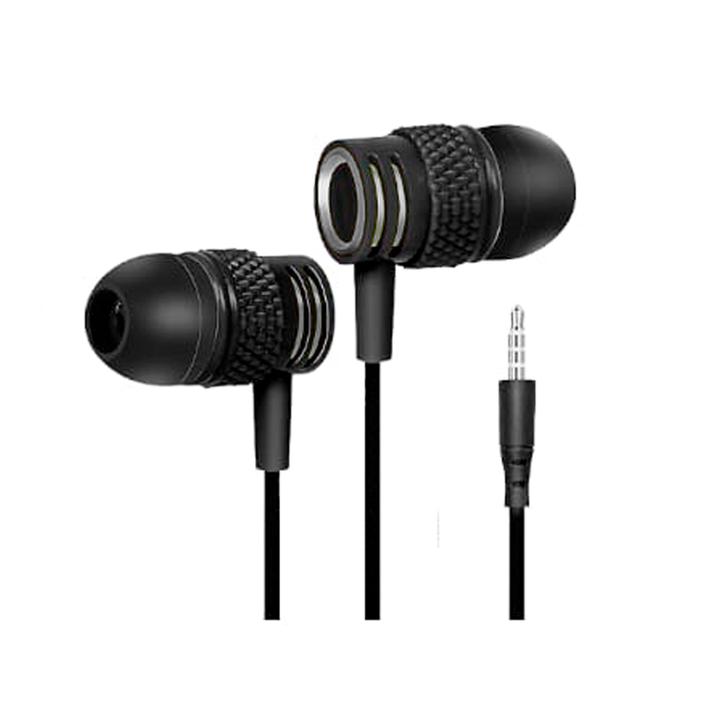 Auriculares Con Cable Micrófono Puntas De Silicona-0