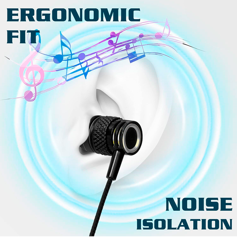 Auriculares Con Cable Micrófono Puntas De Silicona-5