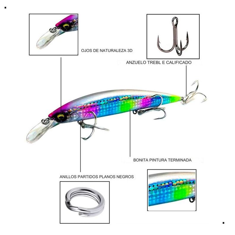 Señuelo 39 Gramos Corvina Y Lenguado Pesca Deportiva-1