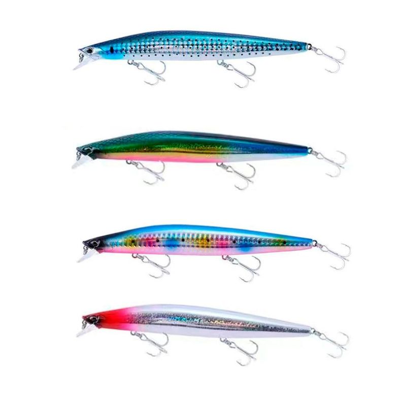 Pack 4 Señuelo Pesca Lenguados 145mm, 23g-0