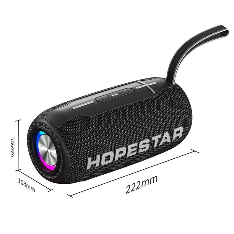 Parlante Hopestar H49- Inalámbrico Con Usb, Luz Rgb-1