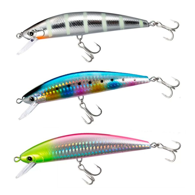 Pack 3 Señuelos Pesca Hundimiento De 40g 13cm-0