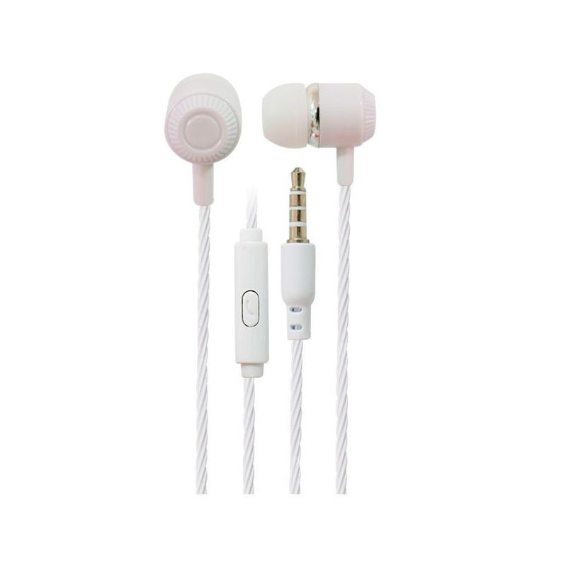 Auriculares Bs-1028 Con Cable Micrófono Puntas De Silicona-1