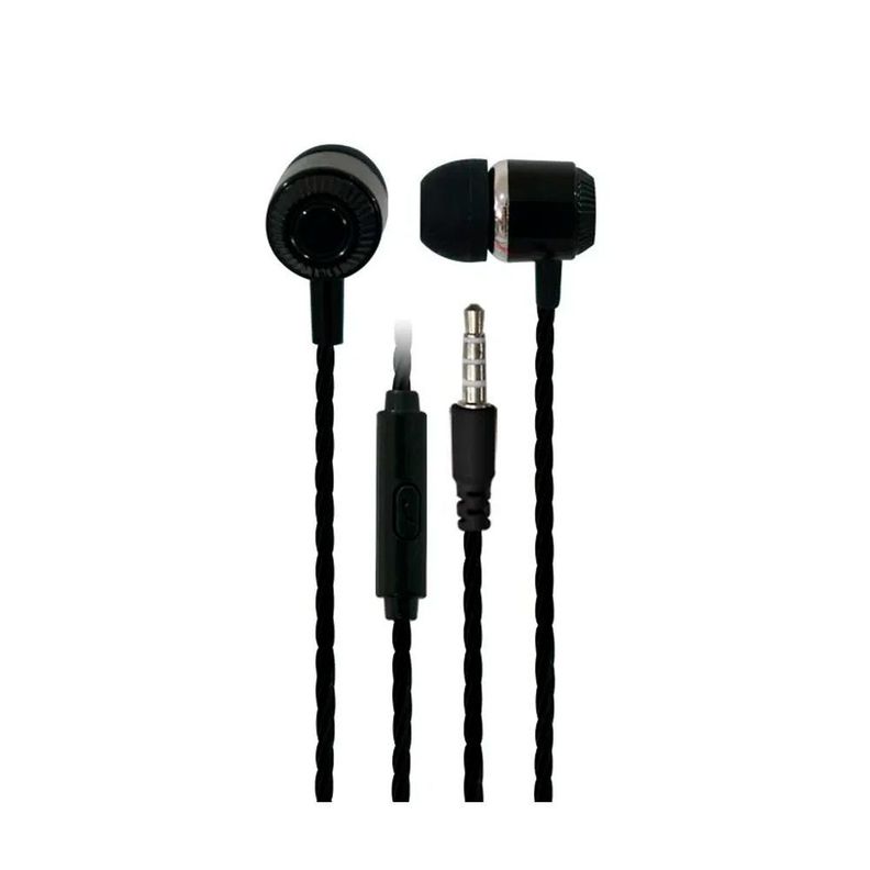 Auriculares Bs-1028 Con Cable Micrófono Puntas De Silicona-2