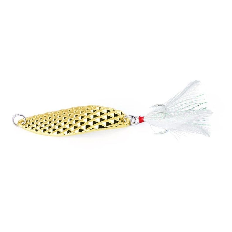 Señuelo Chispa Cuchara Para Pesca 20g Dorado Oscuro-0