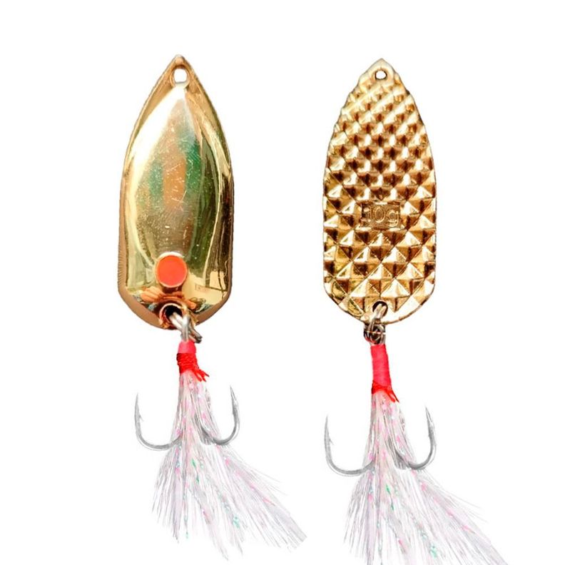 Chispa Señuelo De Metal, Anzuelo Triple Con Lentejuelas 10g-0