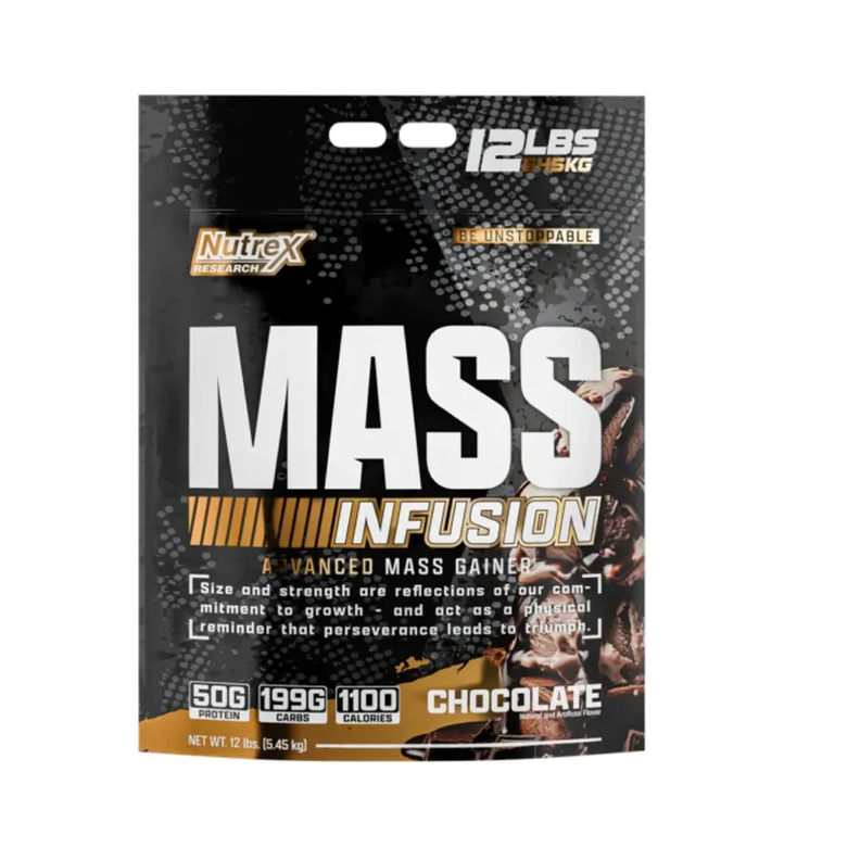  NUTREX MASS INFUSION GAINER CHOCOLATE 12 LB-0