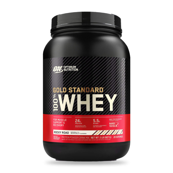 Optimum Proteina Gold Standard 100% Whey 2 Lb Rocky Road