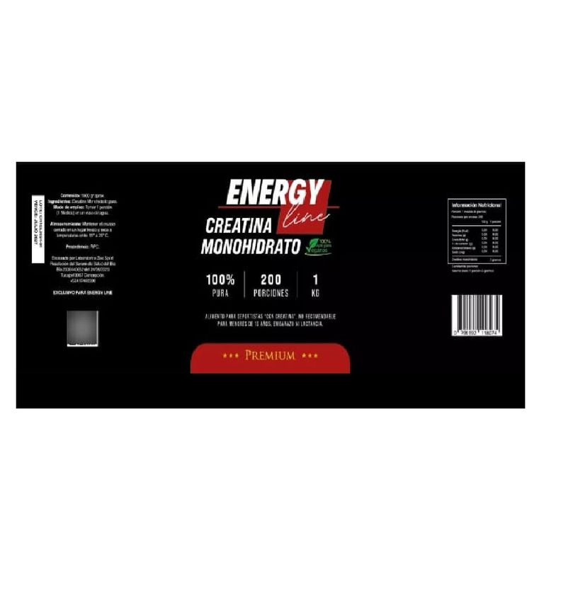 Creatina Monohidrato 1 KG Energy Line-1
