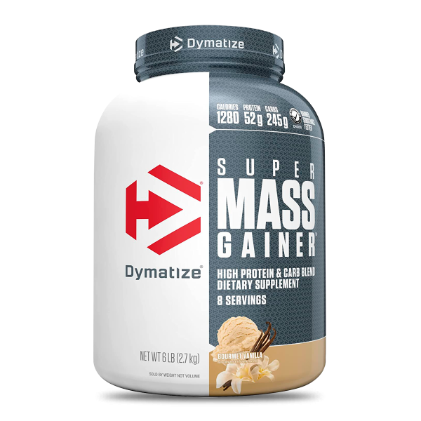 Dymatize Gainer Super Mass 6 Lb Gourmet Vanilla