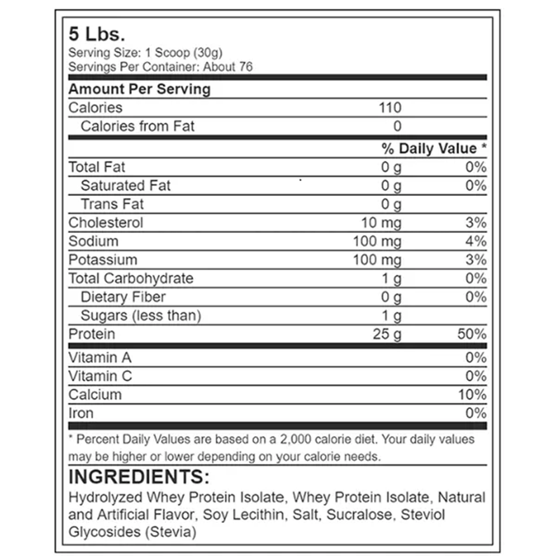 Iso 100 5 lbs Chocolate Gourmet -1