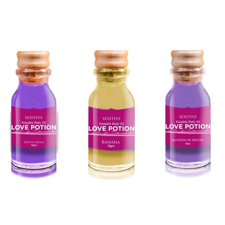 Aceites para masajes comestibles Love Potion-0