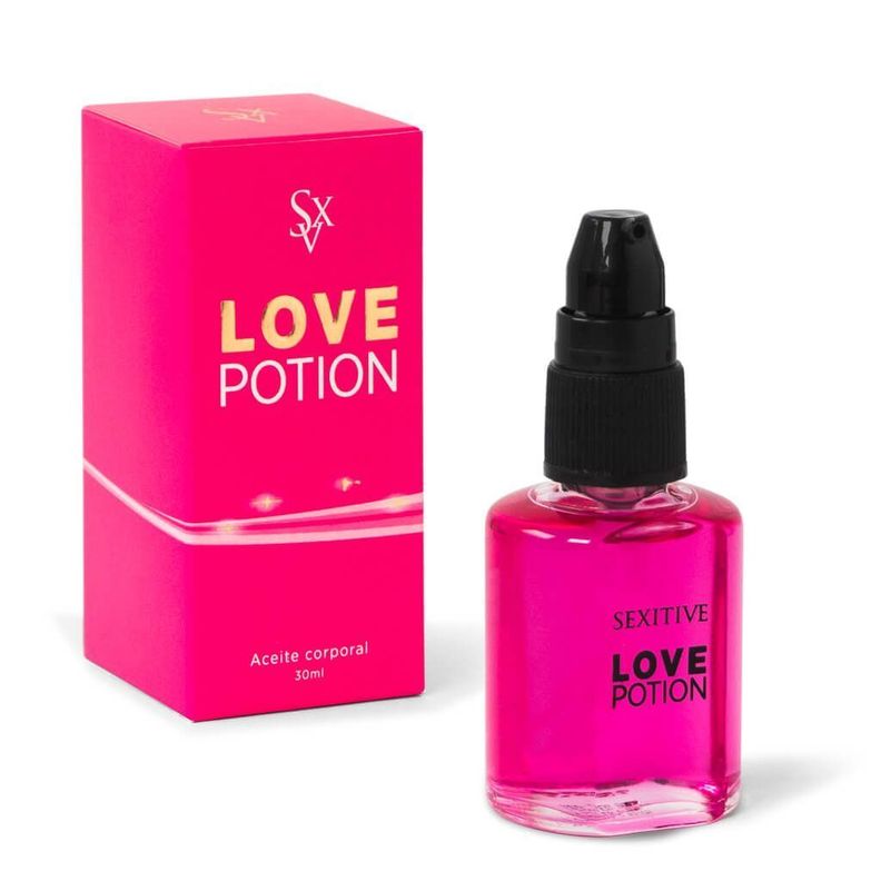 Aceite para masaje comestible Love Potion, Algodón de Azúcar-0