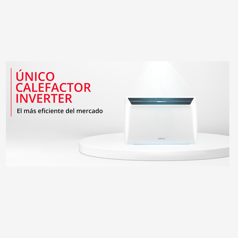 Estufa Calefactor Eléctrico Kaltemp Wally Inverter 1500-4