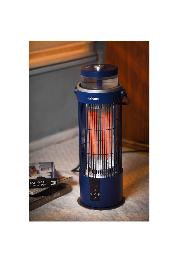 Estufa Eléctrica Infrarroja Kaltemp S IR STONE AZUL 800W-4