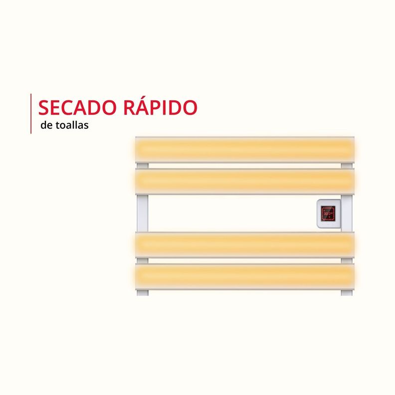 Secador Toallas Eléctrico Wifi Kaltemp 500W Programable-1