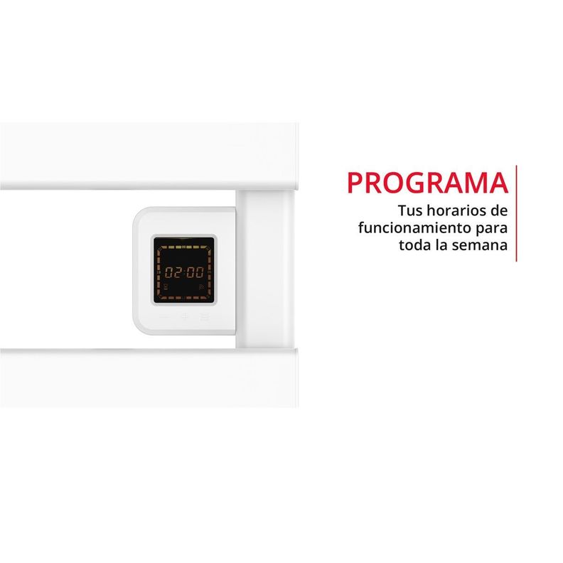 Secador Toallas Eléctrico Wifi Kaltemp 500W Programable-2