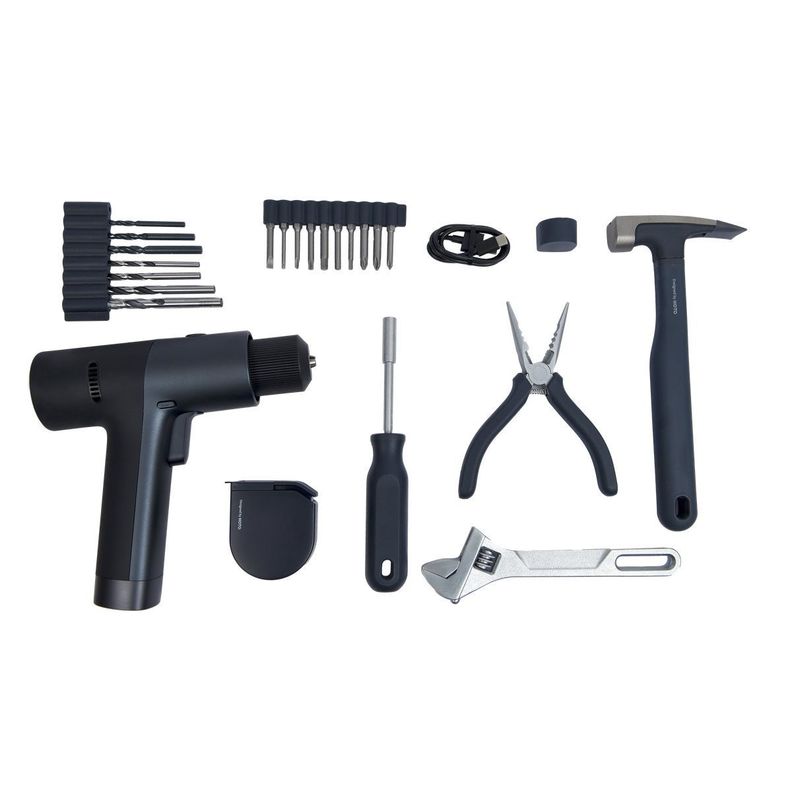 Kit Taladro inalámbrico Hoto 12V + Herramientas-1