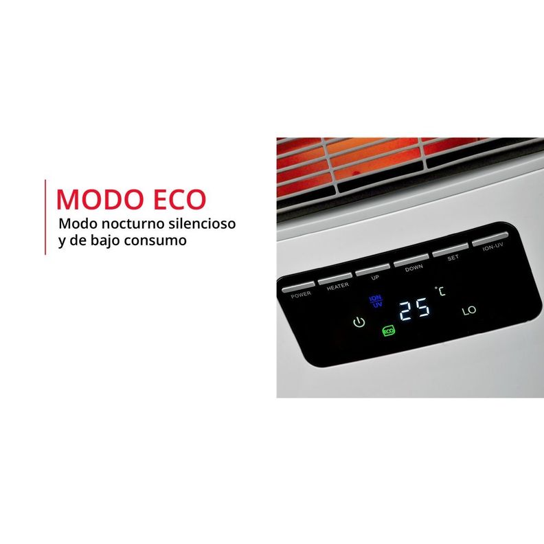 Estufa Eléctrica Infrarroja Kaltemp IR04 Wifi Bajo Consumo-2