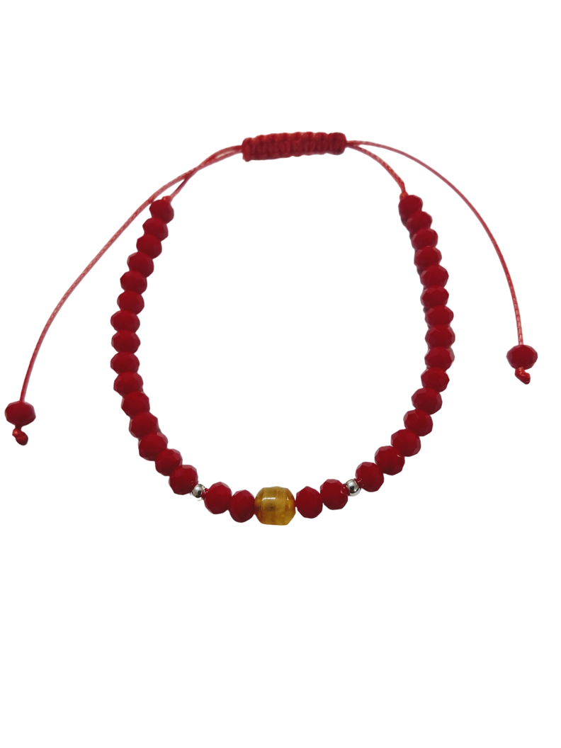 Pulsera Protección Cristal Rojo-0