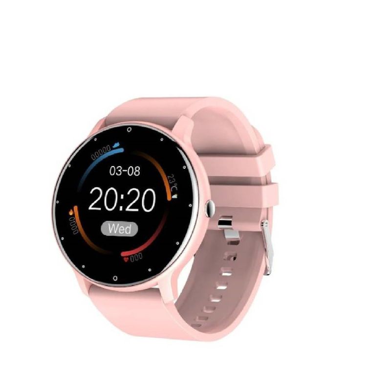 Reloj Inteligente Smartwatch Bluetooth ZL02 Sports Fitness Rosado -1