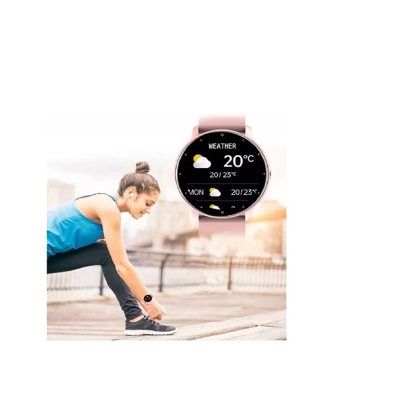 Reloj Inteligente Smartwatch Bluetooth ZL02 Sports Fitness Rosado -7