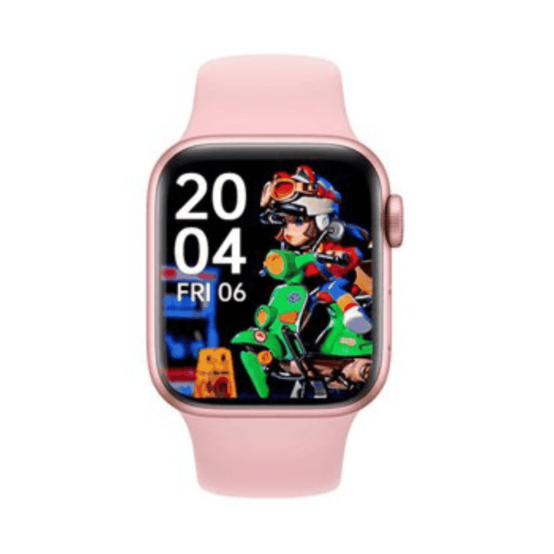 Reloj inteligente smartwatch bluetooth T900 Pro Max Rosado deportivo full Ventas 2023!-5