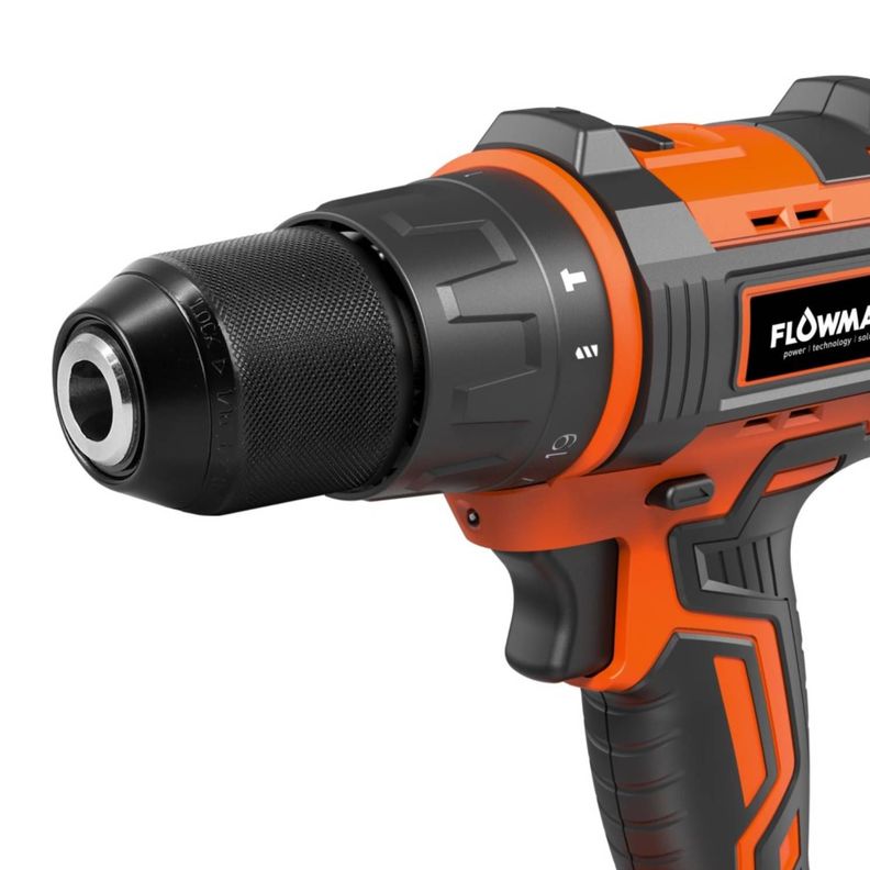 Taladro Percutor Atornillador 13mm sin batería Flowmak-1