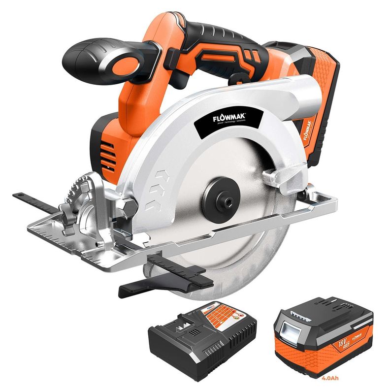 Sierra Circular 6 1/2 pulg (165mm) 18v Con Bat y carg-0