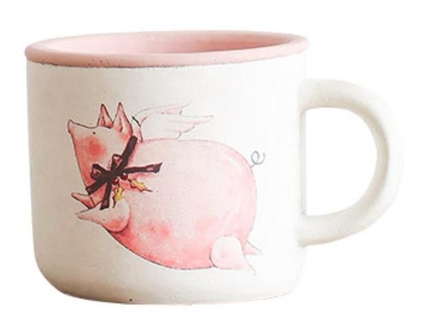 Taza chancho Pink-0