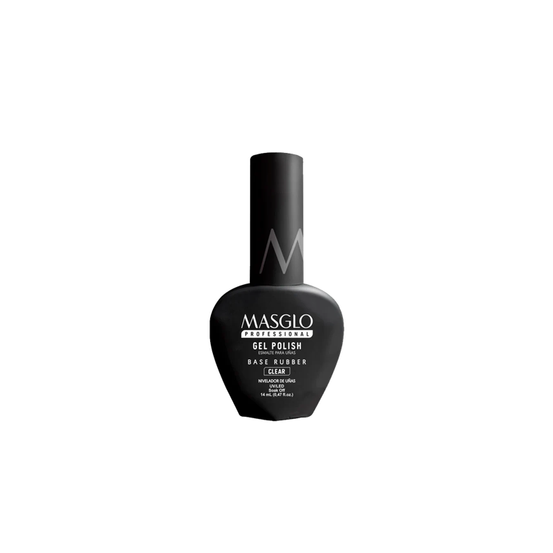 Gel Polish Base Rubber Clear Masglo
