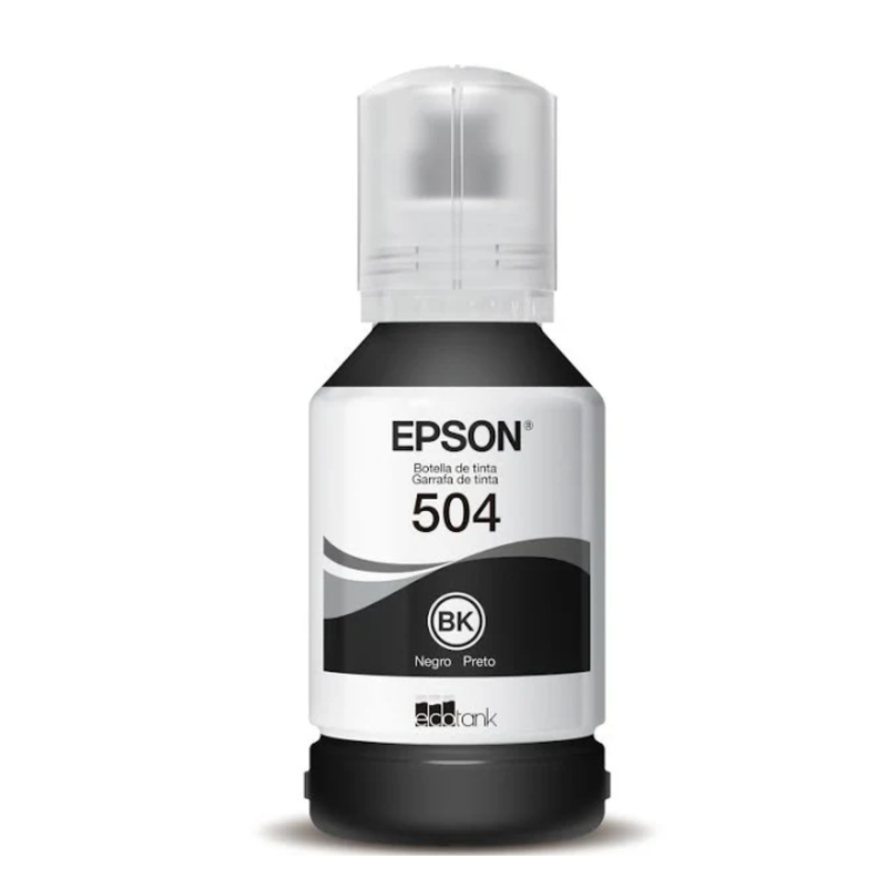 Botella de tinta T504 Negra-0