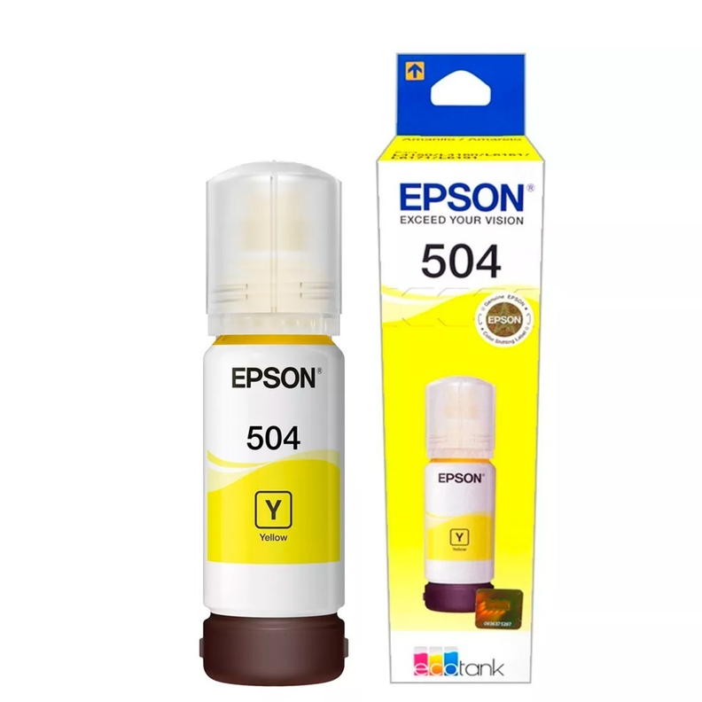 Botella de Tinta Amarilla T504 Epson-0